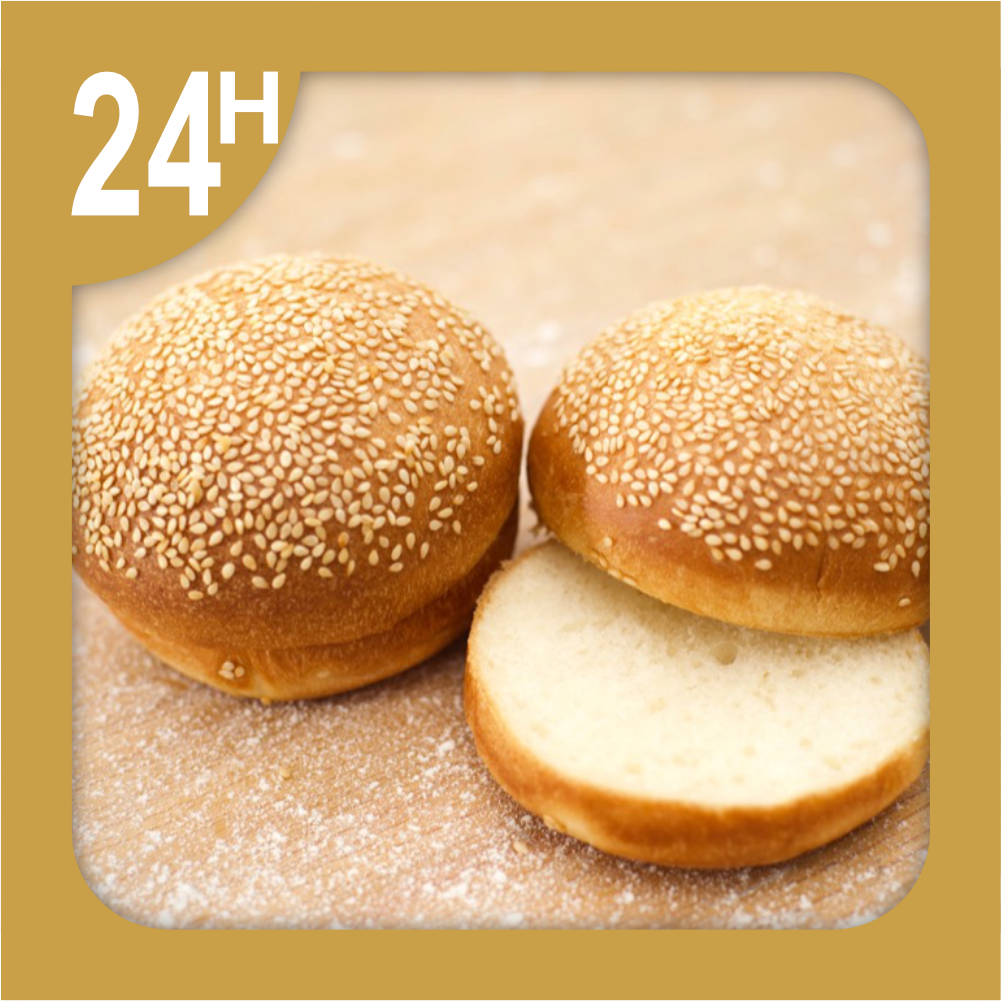 Pack Burger Buns 80g (Sesame) (10 pieces)